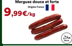 Hmarket Merguez douce et forte offre