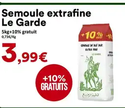 Hmarket Semoule extrafine Le Garde offre