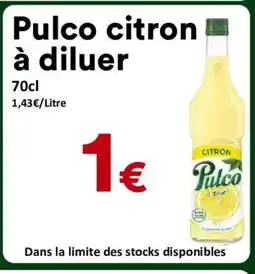 Hmarket PULCO citron à diluer offre