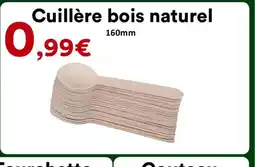 Hmarket Cuillère bois naturel offre