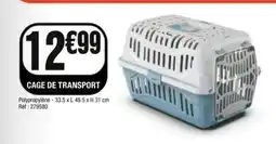 La Foir'Fouille Cage de transport offre