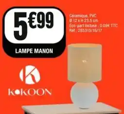 La Foir'Fouille Lampe manon offre