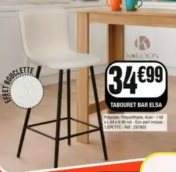 La Foir'Fouille Tabouret bar elsa offre
