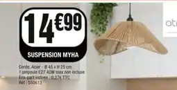 La Foir'Fouille Suspension myha offre