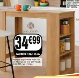 La Foir'Fouille Table bar mael offre