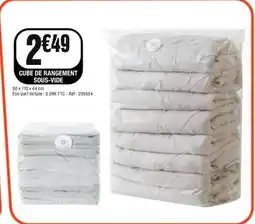 La Foir'Fouille Cube de rangement sous-vide offre