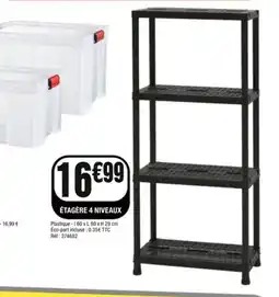 La Foir'Fouille Étagère 4 niveaux offre