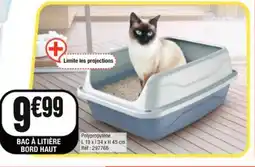 La Foir'Fouille Bac à litière bord haut offre