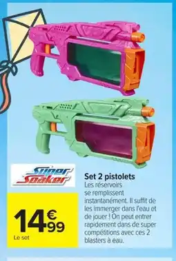 Carrefour Set 2 pistolets offre