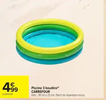 CARREFOUR Piscine 3 boudins