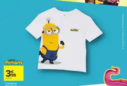 Carrefour T-shirt garçon offre