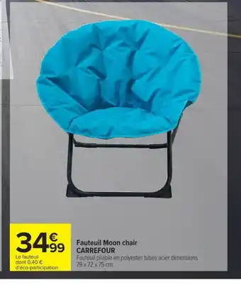 CARREFOUR Fauteuil Moon chair