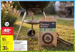 Carrefour CARREFOUR Charbon de bois offre