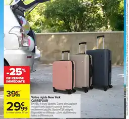 Carrefour CARREFOUR Valise rigide New York offre