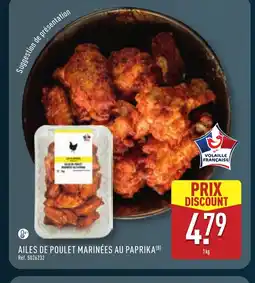 ALDI Ailes de poulet marinées au paprika offre