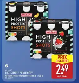 ALDI MILSANI Shots hyper protéinés offre