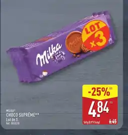 ALDI MILKA Choco suprême offre