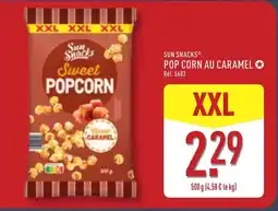 ALDI SUN SNACKS Pop corn au caramel offre