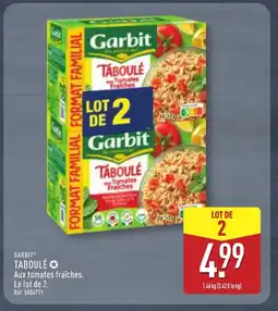 ALDI GARBIT Tomates Fraiches Taboulé offre