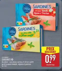 ALDI LES DORIS Sardines offre