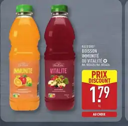 ALDI RIO D'ORO Boisson immunité ou vitalité offre