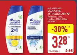 ALDI HEAD & SHOULDERS Shampooing antipelliculaire offre