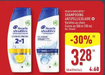 ALDI HEAD & SHOULDERS Shampooing antipelliculaire offre