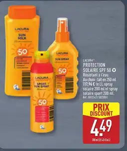 ALDI LACURA Protection solaire spf 50 offre
