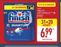 ALDI FINISH Tablette offre