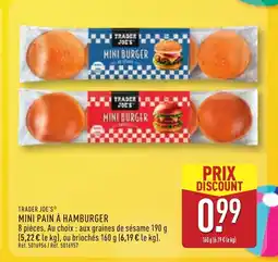 ALDI TRADER JOE'S Mini pain à hamburger offre