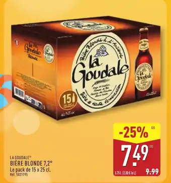 LA GOUDALE Bière blonde 7,2°
