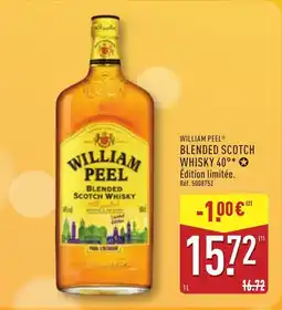 ALDI WILLIAM PEEL Blended scotch whisky 40° offre