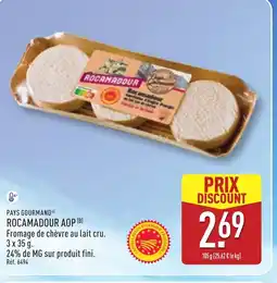 ALDI PAYS GOURMAND Rocamadour aop offre