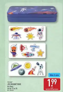 ALDI TOYLINO Jeu magnétique offre