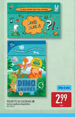 ALDI Pochette ou coloriage offre