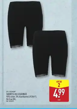 ALDI UP 2 FASHION Shorts ou leggings offre