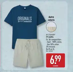 ALDI UP 2 FASHION Pyjama offre