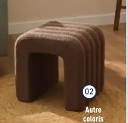 ALDI HOME CREATION Pouf arche teddy offre