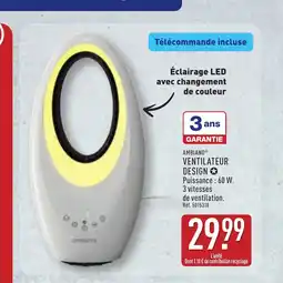 ALDI AMBIANO Ventilateur design offre