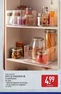 ALDI HOME CREATION Boîte de rangement offre