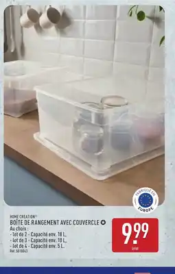 ALDI HOME CREATION Boite de rangement avec couvercle offre