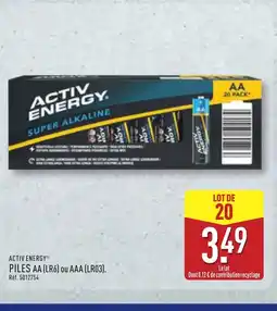 ALDI ACTIV ENERGY Piles aa offre