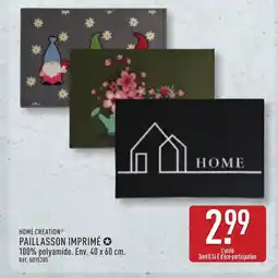 ALDI HOME CREATION Paillasson imprimé offre