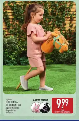 ALDI TOYLINO Tête cheval ou licorne offre