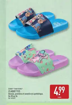 ALDI DISNEY PAW PATROL Clasquettes offre