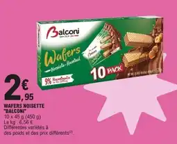 E.Leclerc BALCONI noisette offre