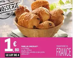 E.Leclerc Pains au chocolat offre
