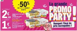 E.Leclerc PLAISIRS DES ALPES Yaourt sur lit de fruits jaunes offre