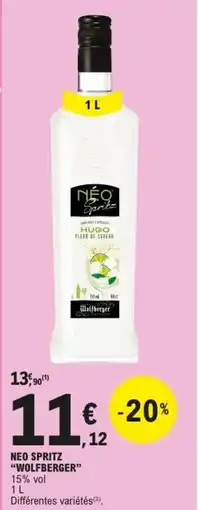 E.Leclerc WOLFBERGER Neo spritz offre