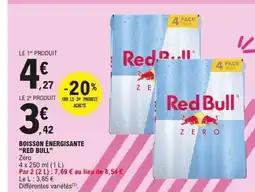 E.Leclerc RED BULL Boisson énergisante offre